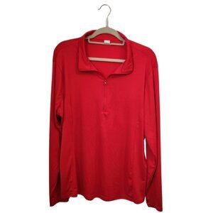 SportTek Red Quarter Zip – Size 3XL Women